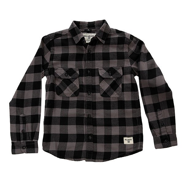 фото Рубашка в клетку детская Billabong All Day Flannel Black