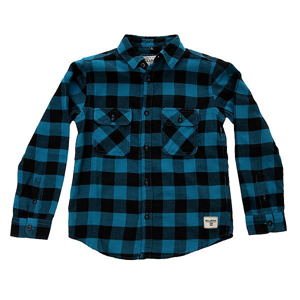 фото Рубашка в клетку детская Billabong All Day Flannel Ocean