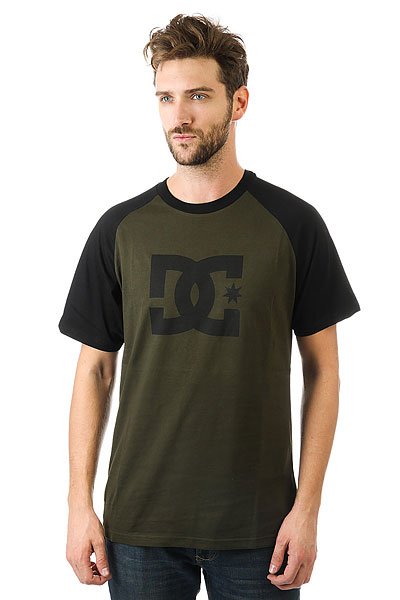 фото Футболка DC Star Raglan Dark Olive/Black