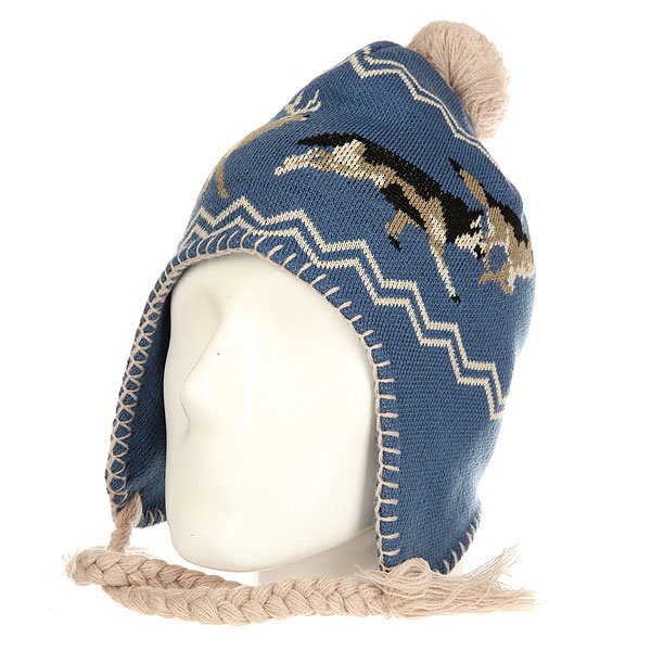 фото Шапка ушанка Ashbury Hunt Beanie Blue