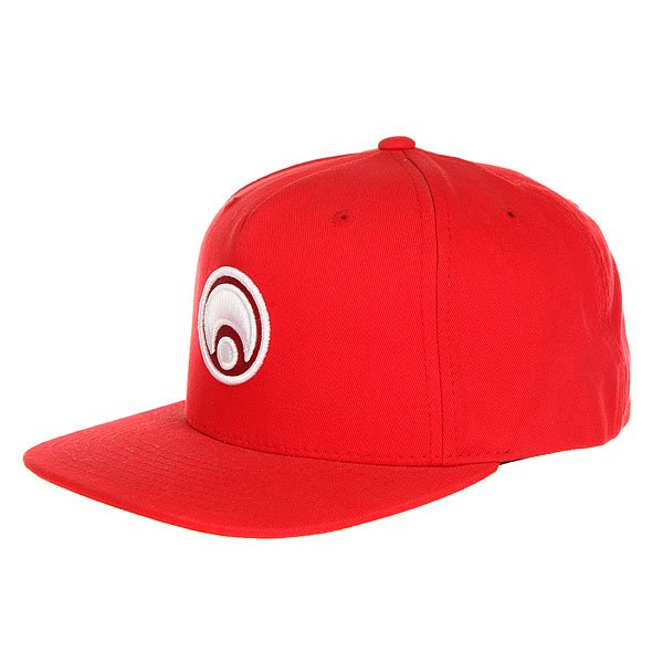 фото Бейсболка с прямым козырьком Osiris Snap Back Hat Standard Red/White