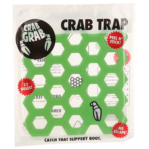 

Наклейки на сноуборд Crabgrab Crab Trap Green