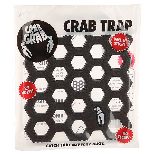 

Наклейки на сноуборд Crabgrab Crab Trap Black