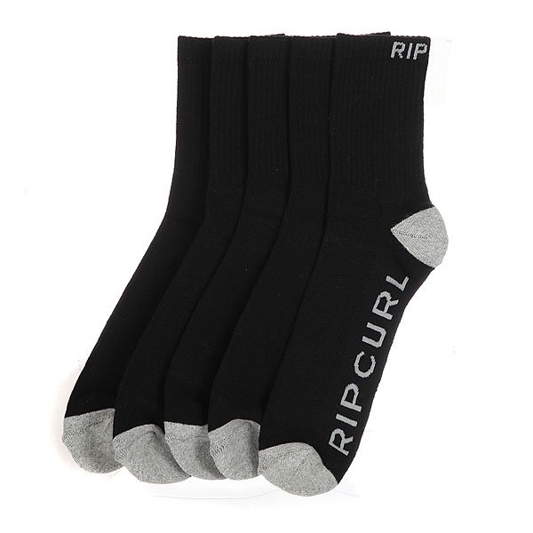 фото Комплект носков Rip Curl Rip Mix Crew Sock 5 pack Black