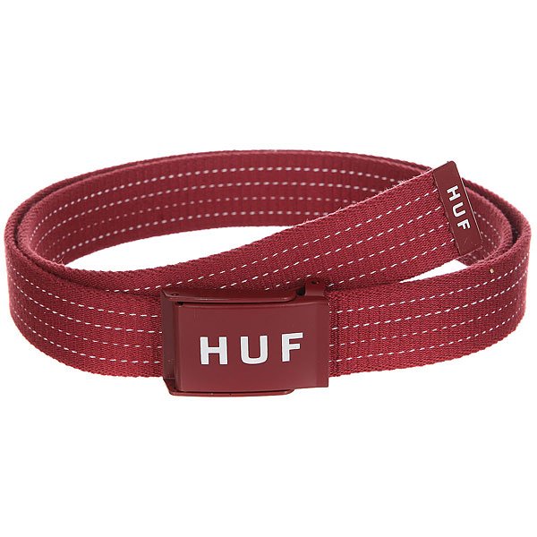 

Ремень Huf Original Logo Scout Belt Burgundy
