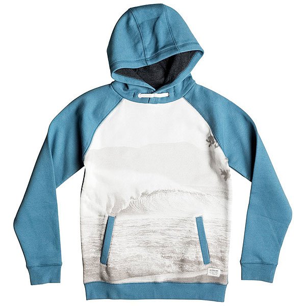 фото Толстовка классическая детская Quiksilver Photohoodieyth Light Grey Heather