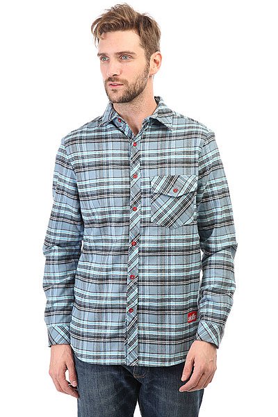 фото Рубашка в клетку Skills Check Shirt Blue