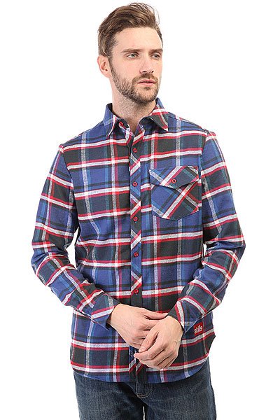 фото Рубашка в клетку Skills Check Shirt Blue/Black/Red