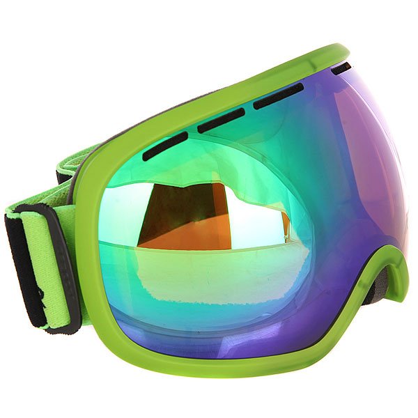 

Маска для сноуборда Von Zipper Fishbowl Mono Black Lime/Quasar Chrome