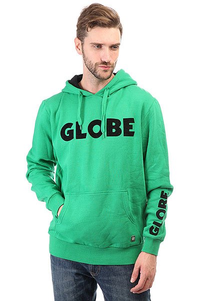 фото Толстовка кенгуру Globe Corpo Hoodie Kelly Green