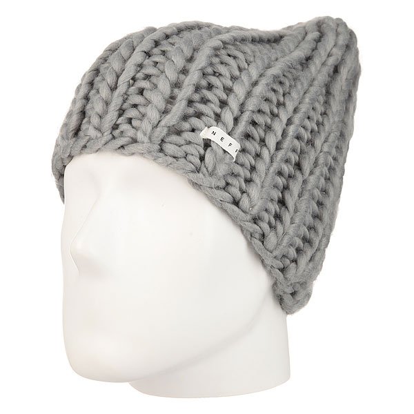 фото Шапка носок женская Neff Cara Beanie Grey