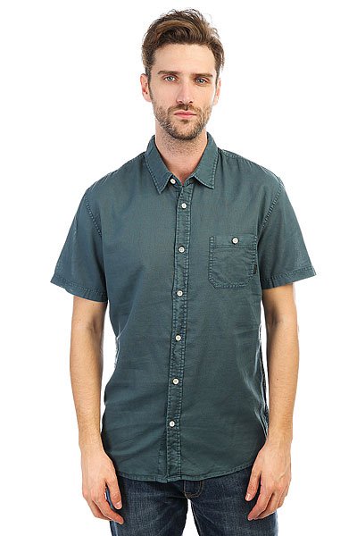 фото Рубашка Quiksilver Timebox Indian Teal