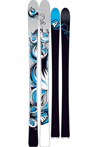 фото Горные лыжи женские Apo Gigi 165 Black/Grey/Light Blue
