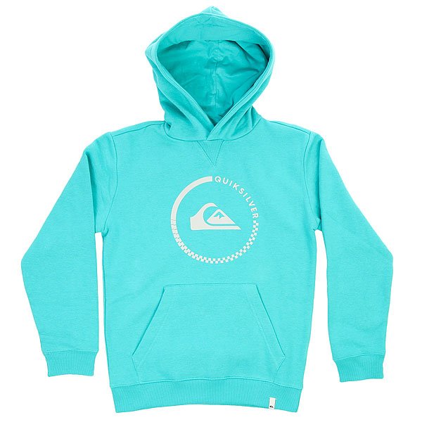 фото Толстовка кенгуру детская Quiksilver Biglogohoodyth Viridine Green