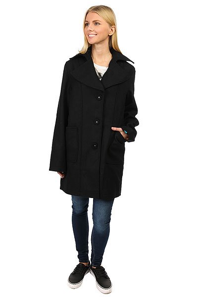 фото Пальто женское Insight Single Breasted Coat Black