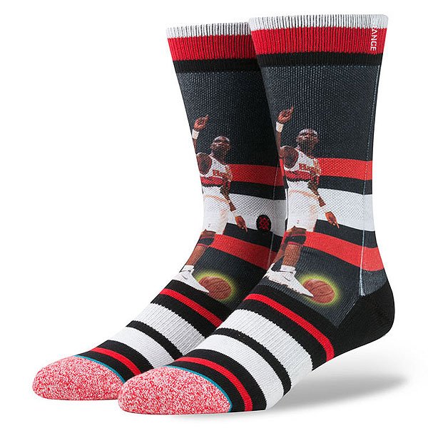 фото Носки средние Stance Nba Legends Dikembe Mutombo Tradin Red