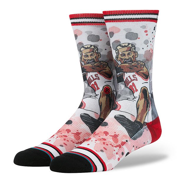 фото Носки средние Stance Nba Legends The Worm Red