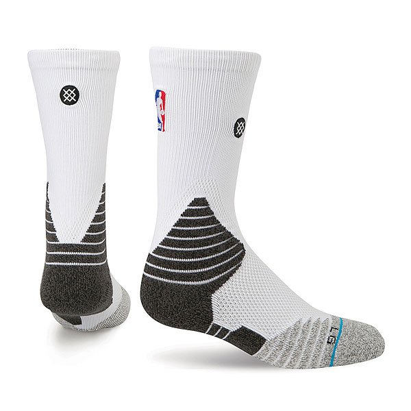 

Носки средние Stance Nba Oncourt Solid Crew White