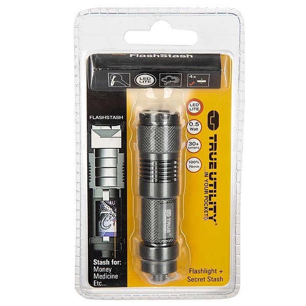 

Брелок True Utility Flash Stash Grey