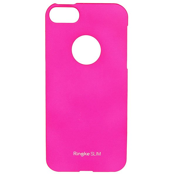 

Чехол для iPhone 5 Rearth Ringke Slim с окном логотипа Pink