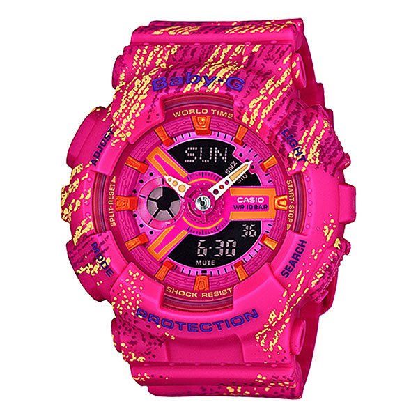 фото Электронные часы женские Casio G-Shock Baby-g Ba-110tx-4a Pink