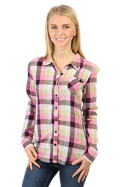 фото Рубашка в клетку женская Zoo York Plaid Top Gum