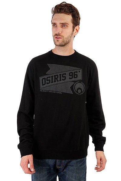 фото Толстовка классическая Osiris Crew Banner Black