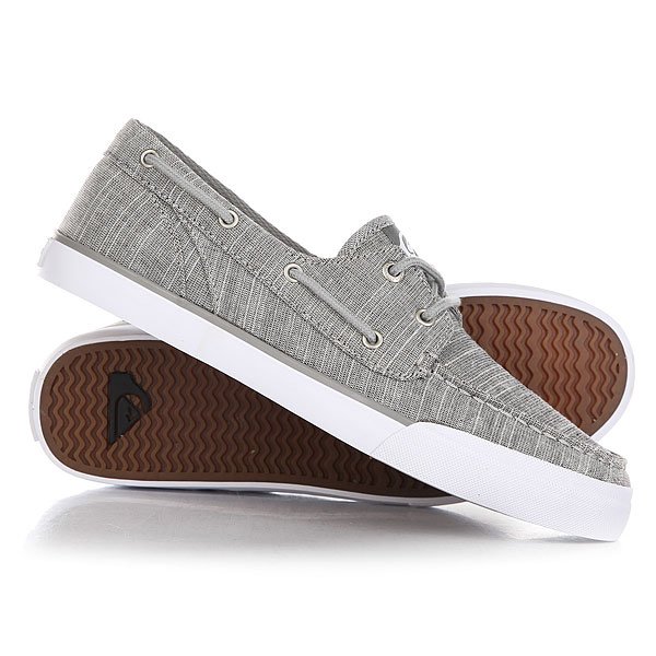 фото Мокасины Quiksilver Spar Grey/Black/White