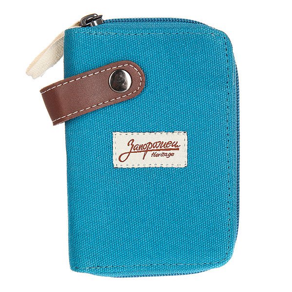 фото Кошелек Запорожец Zip Wallet Blue/Brown