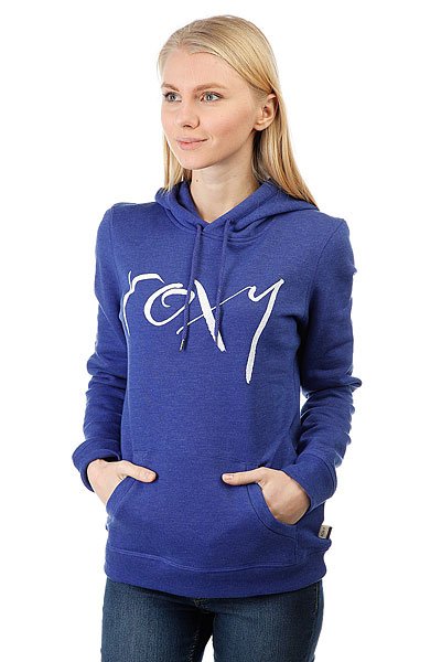 фото Толстовка кенгуру женская Roxy Cruisernightb Royal Blue