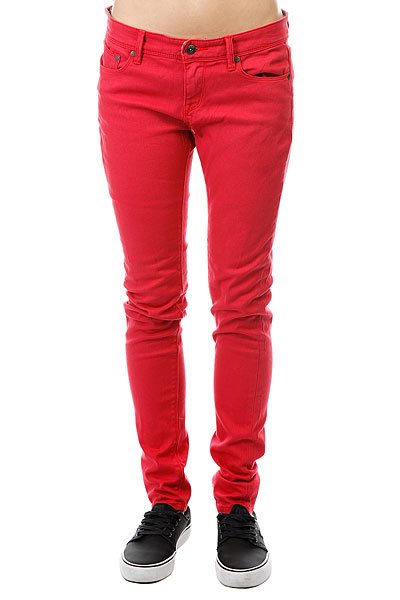 фото Джинсы узкие женские Roxy Suntrippercolor J Pant Hibiscus