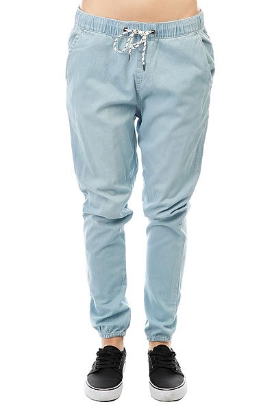 фото Штаны прямые женские Roxy Easybeachydenim J Pant Light Blue