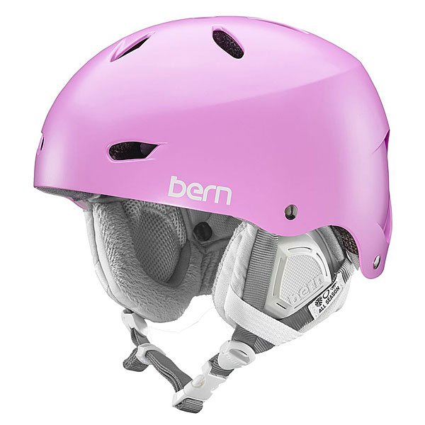фото Шлем для сноуборда Bern Brighton Satin Hot Pink/Grey Liner