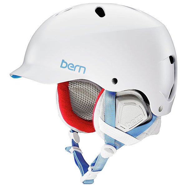 фото Шлем для сноуборда женский Bern Lenox White/Grey Premium Liner