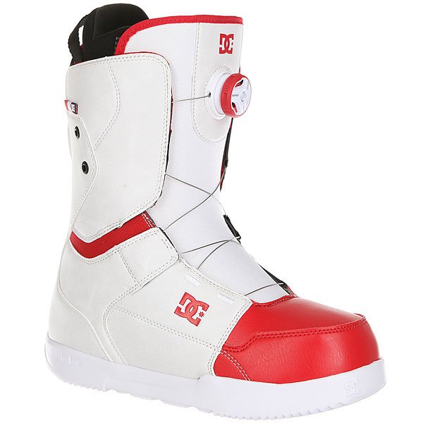 фото Ботинки для сноуборда DC Scout White/Red