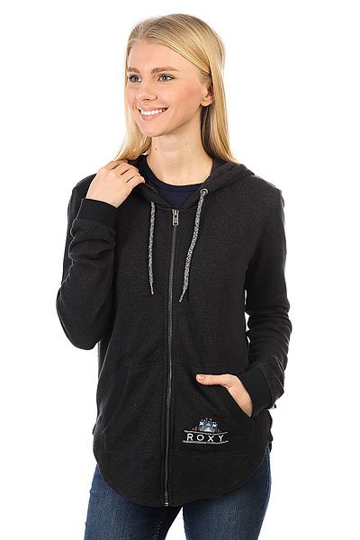 фото Толстовка классическая женская Roxy Hawserhoodieb J Anthracite