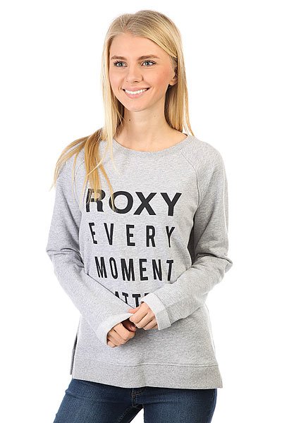 фото Толстовка свитшот женская Roxy Turnandgo Heritage Heather