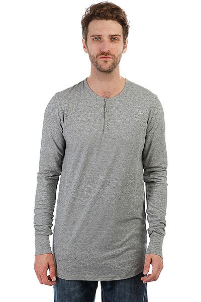 фото Лонгслив K1X Authentic Henley Mk2 Dark Grey Heather