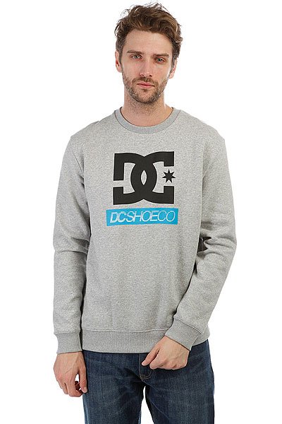 фото Толстовка классическая DC Legendz Str Crw Grey Heather