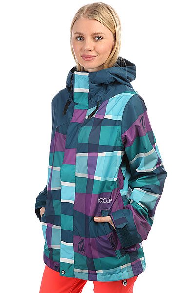 фото Куртка утепленная женская Volcom Mellea Jacket Scrambled Stripe