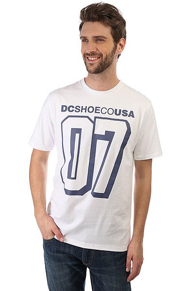 фото Футболка DC Shoes Jersey Seven Snow White