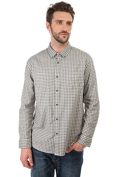 фото Рубашка в клетку Quiksilver Fortenightsls Quiet Shade Gingham