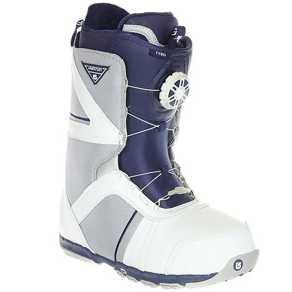 фото Ботинки для сноуборда Burton Tyro White Gray Blue