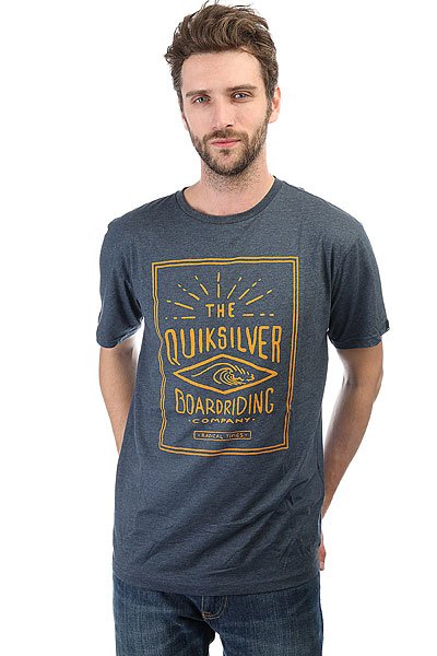 фото Футболка Quiksilver Doublelines Dark Denim Heather