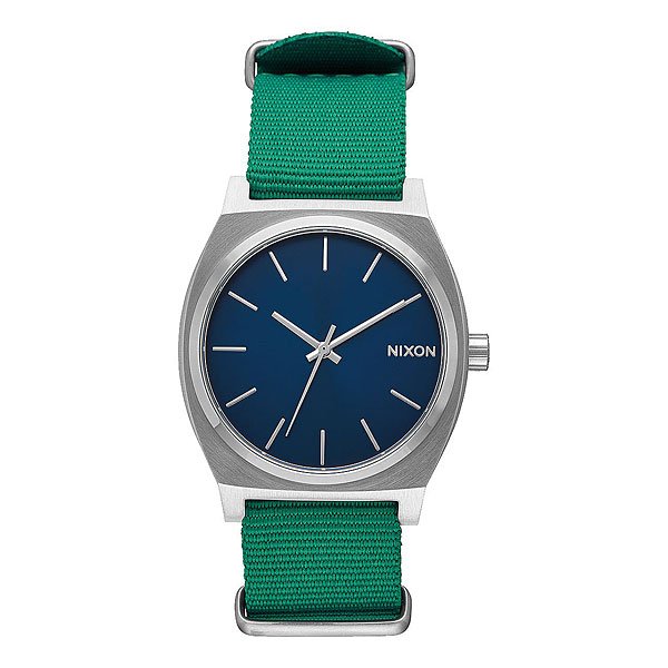 

Кварцевые часы Nixon Time Teller Navy/Green