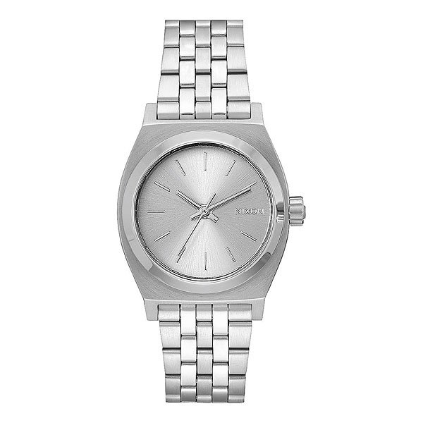 фото Кварцевые часы женские Nixon Medium Time Teller Silver