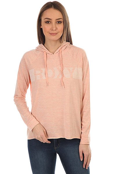 фото Толстовка классическая женская Roxy Earlywalkb Peach Pearl