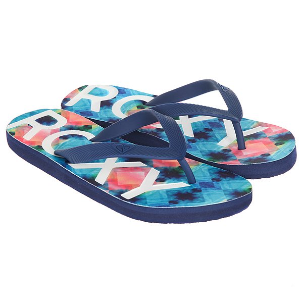 фото Вьетнамки Roxy Playa Blue/White Print