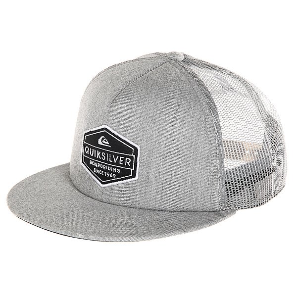 фото Бейсболка с сеткой Quiksilver Marbleson Light Grey Heather