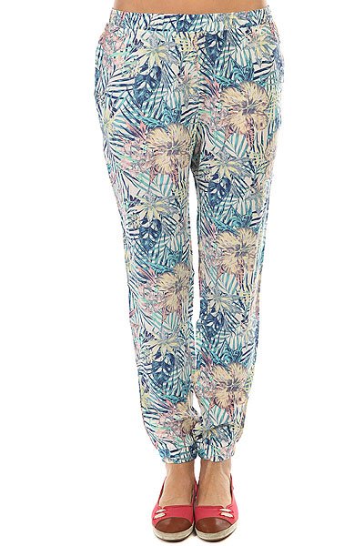 фото Штаны прямые женские Roxy Easy Peasy Pant Marshmallow Beyond